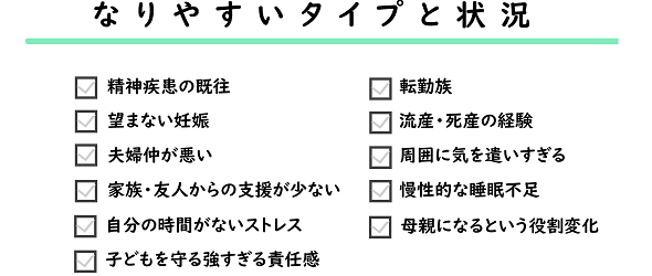 なりやすいタイプと状況