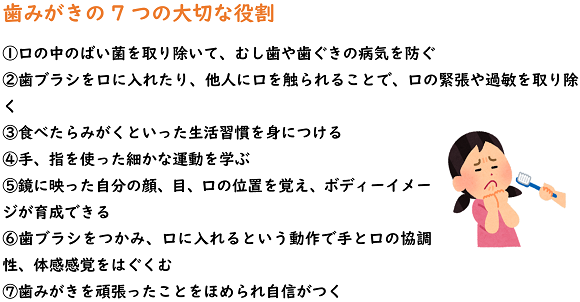 歯磨きの７つの大切な役割