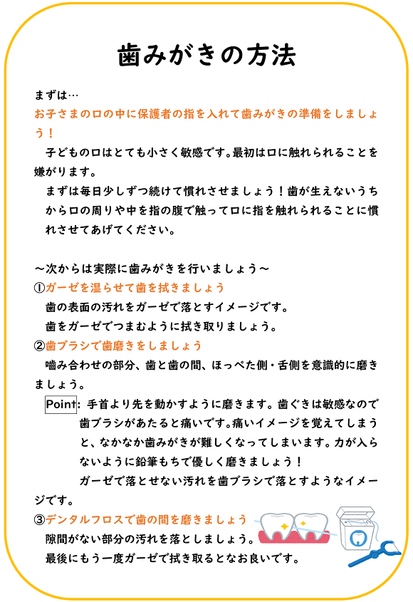 歯磨きの方法