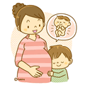 妊婦のイラスト