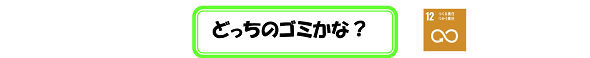 どっちのゴミかな？