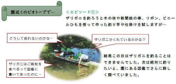 園近くのビオトープで…