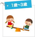 1歳〜3歳